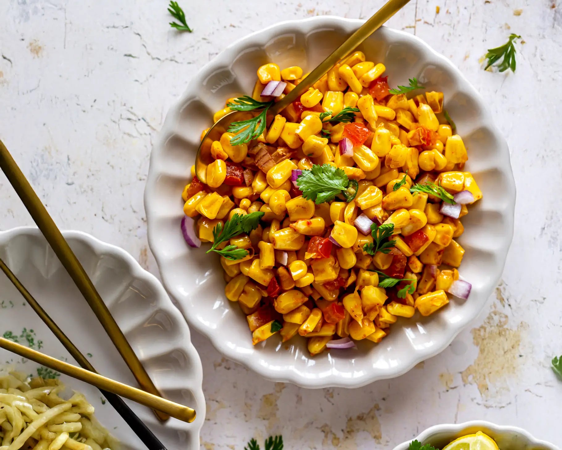 Tangy Corn Chaat