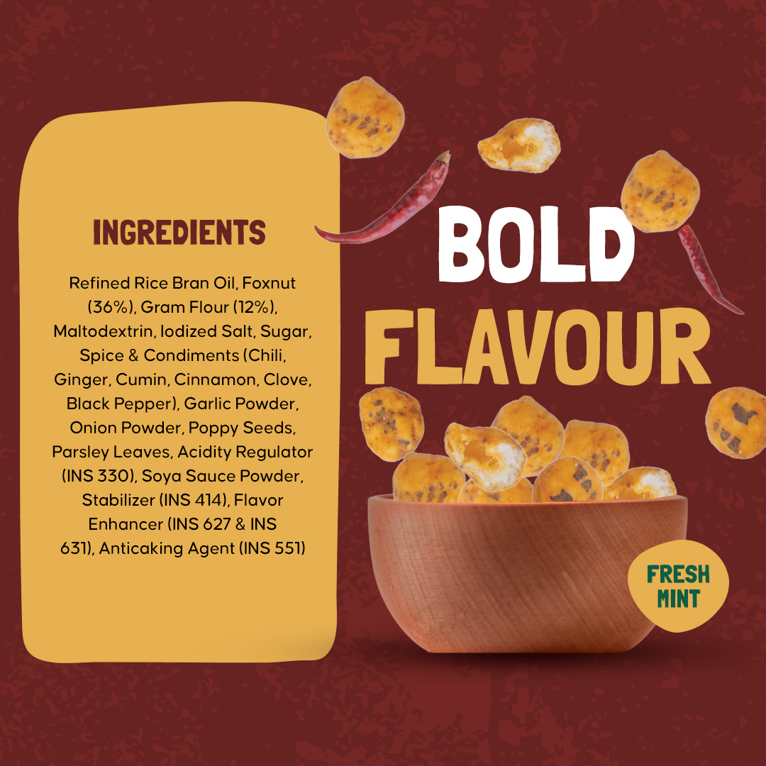 SCHEZWAN MAKHANA CRACKERS