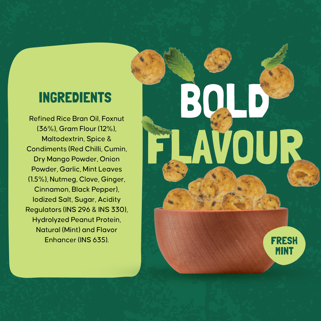 FRESH MINT MAKHANA CRACKERS