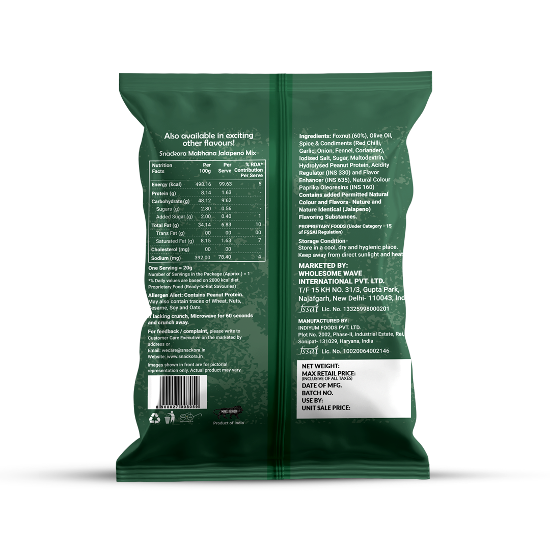 JALAPENO MAKHANA 20g