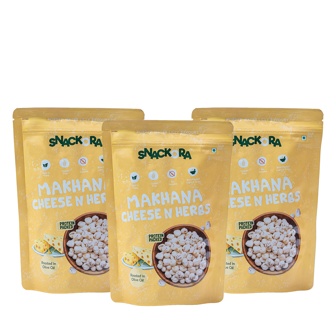 CHEESE & HERBS MAKHANA- Pack Of 3 (70g)
