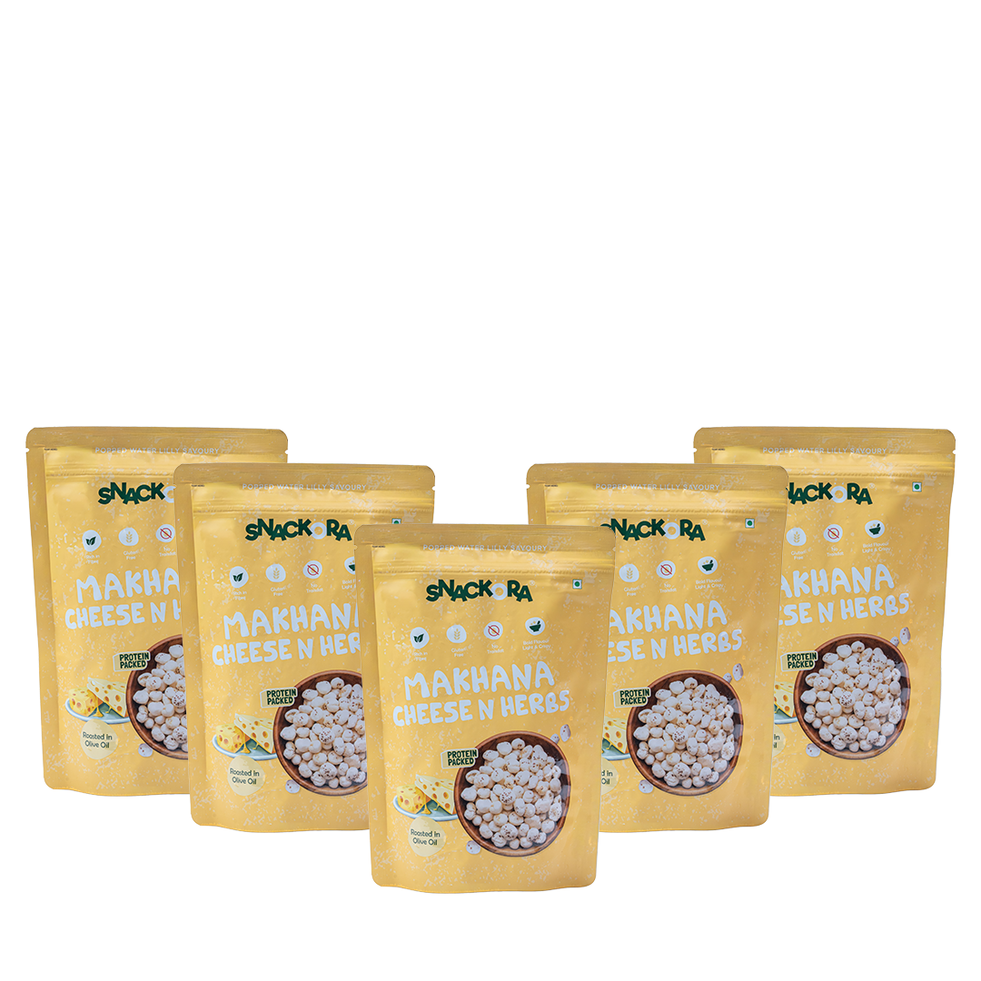 CHEESE & HERBS MAKHANA- Pack Of 5 (70g)