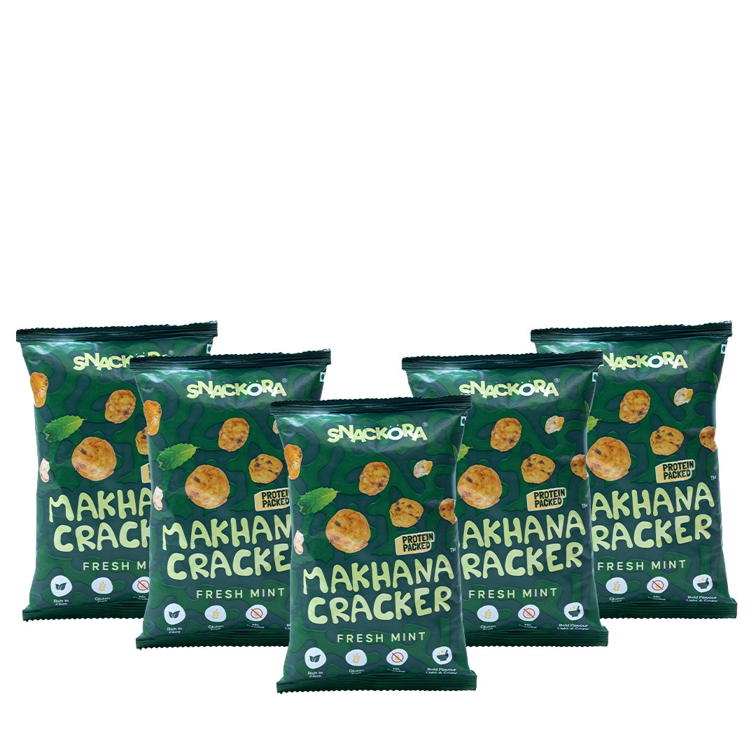 FRESH MINT MAKHANA CRACKERS- PACK OF 5
