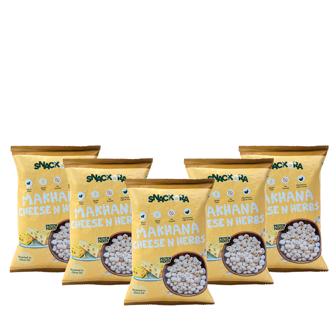CHEESE & HERBS MAKHANA- Pack Of 5 (20g)