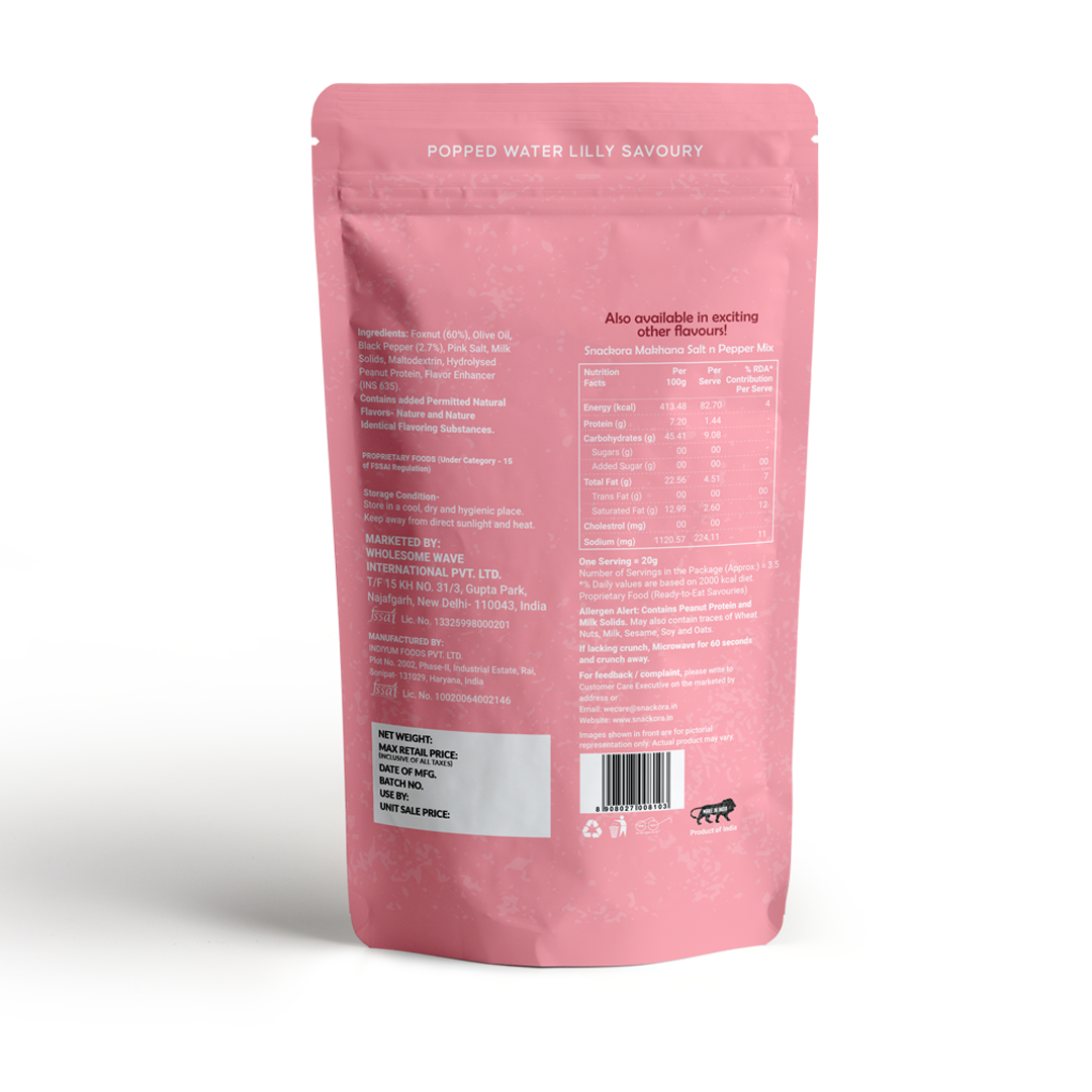SALT & PEPPER MAKHANA 70g