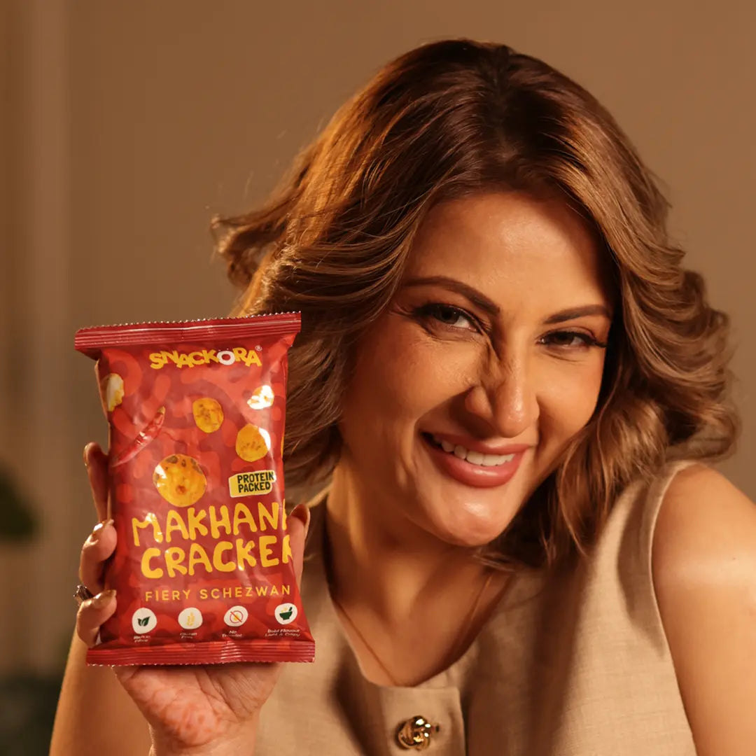 SCHEZWAN MAKHANA CRACKERS Snackora