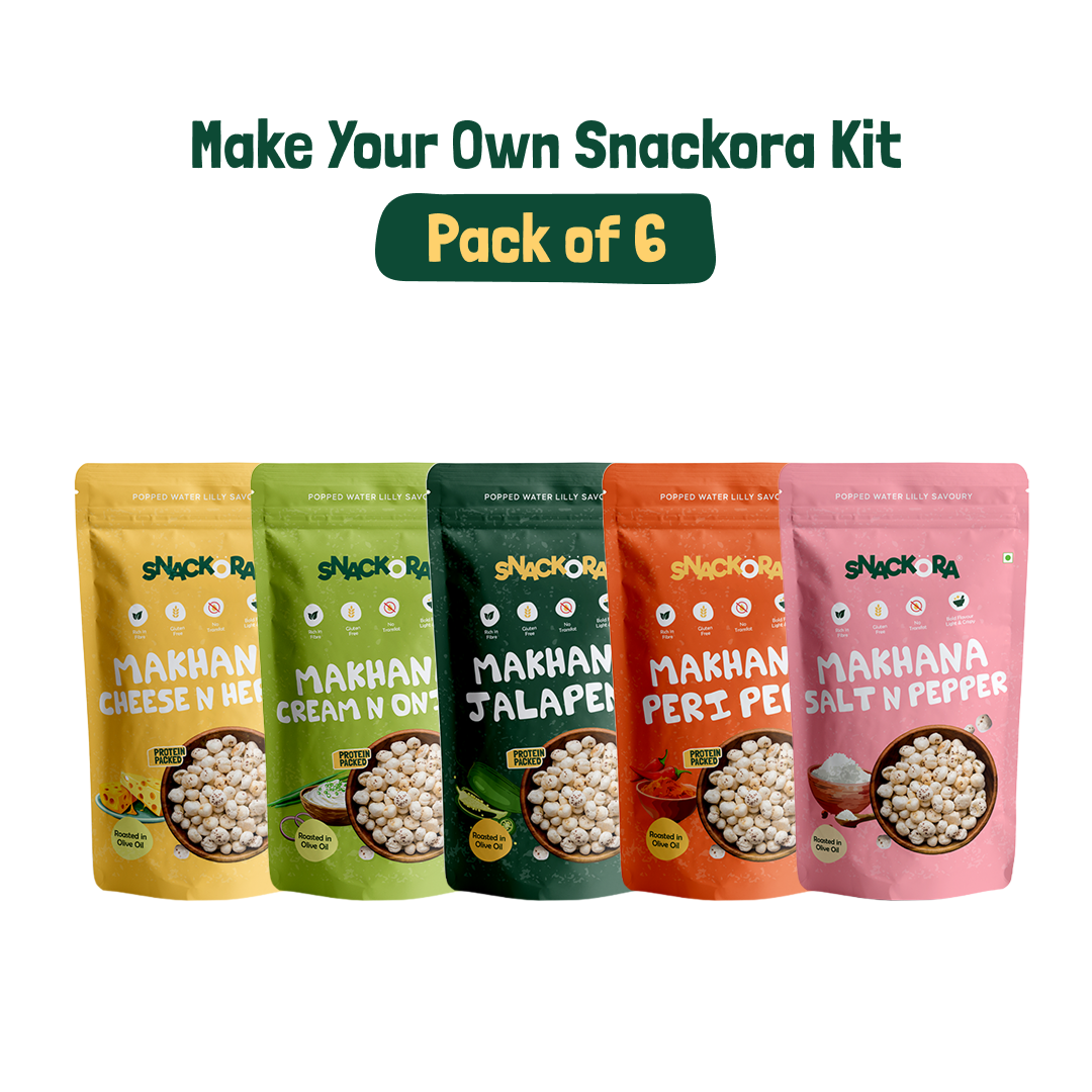 Create Your Own Snackora Kit Pack Of 6 (70g) Snackora